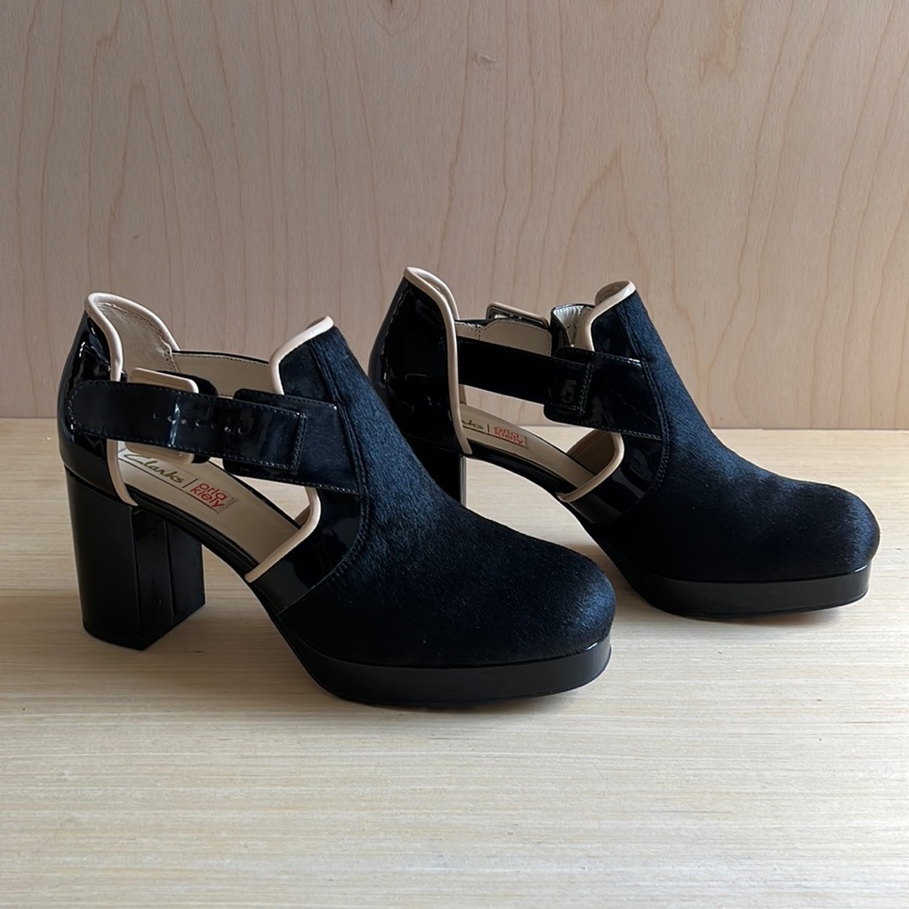 Oral Kiely Clarks Dilly shoes. Leather, black. New. Size UK 6.5, EU 39, US 8.5